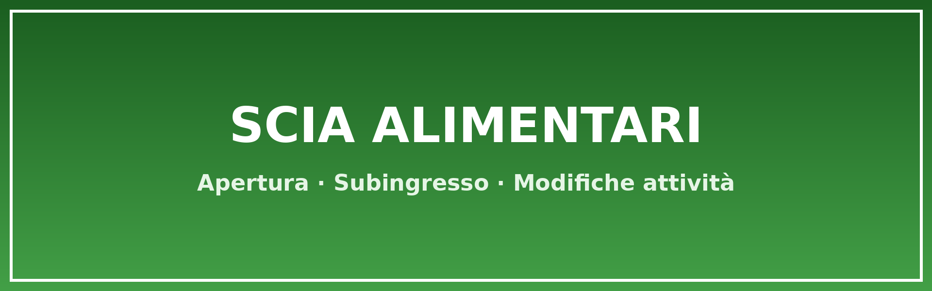 SCIA ALIMENTARI